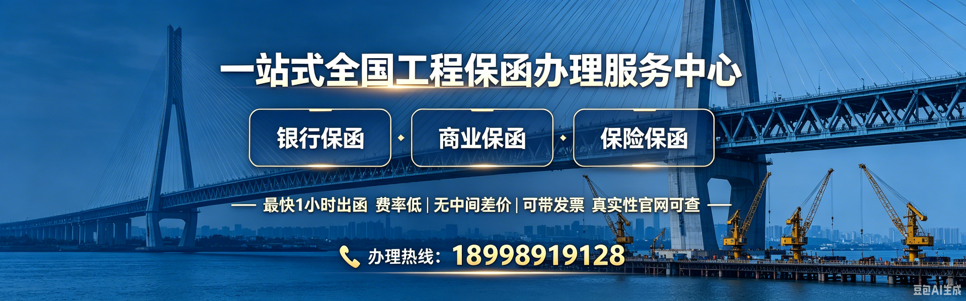 一站式全国工程保函办理服务中心,办理热线：15507594343